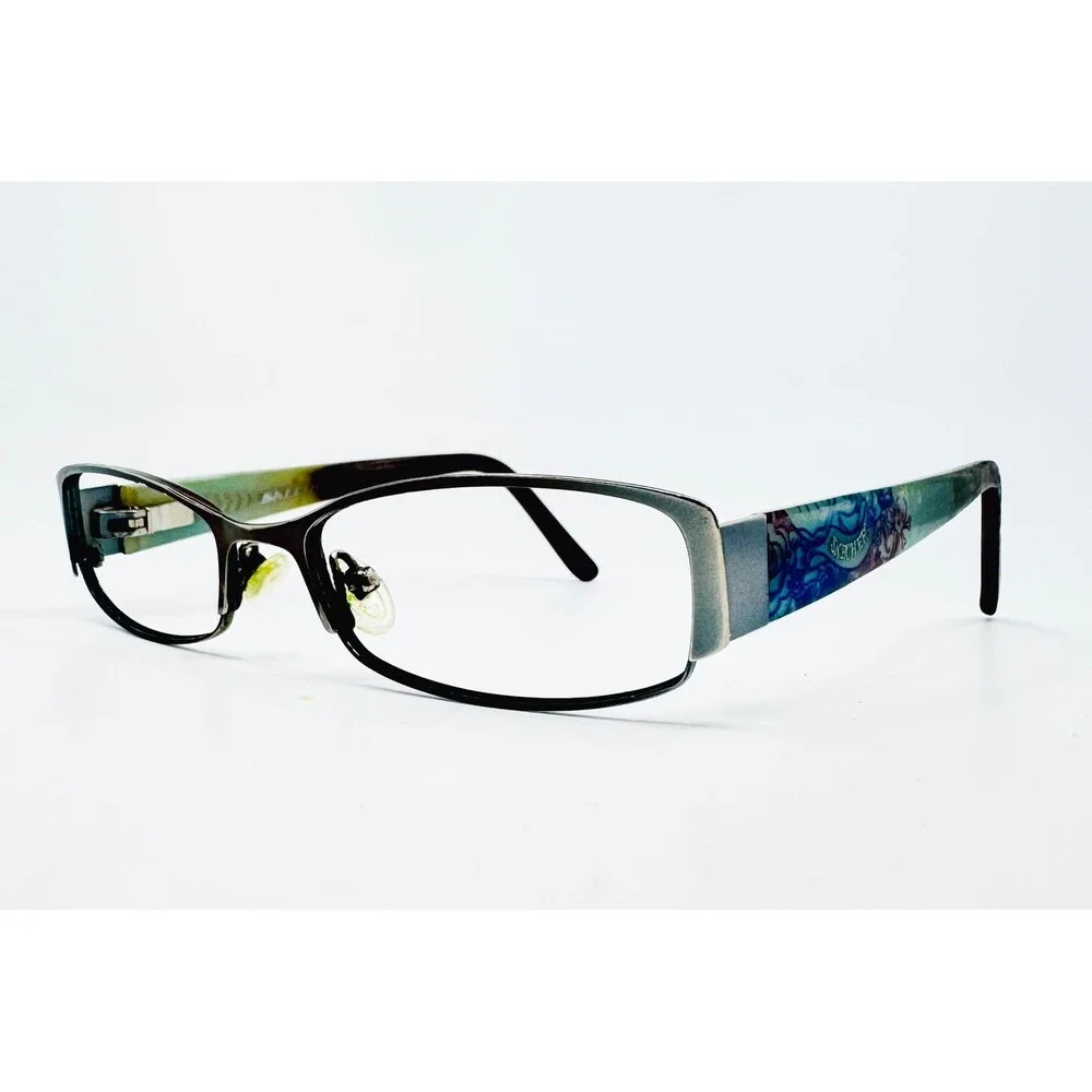 Skechers Eyeglass Frames Womens Brown Rectangular SBRNBE 49-17-135